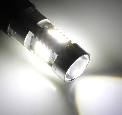 Miniatura 7 de iJDMTOY Bombillas LED de xenón blanco sin errores 21-SMD PY24W 5200s compatibles con luces direccionales delanteras BMW, compatibles con BMW E90/E92