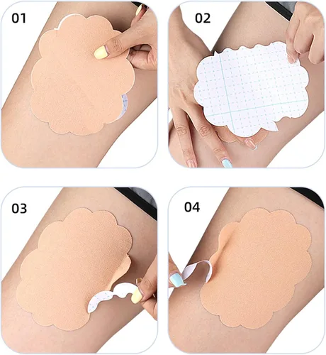 Miniatura 6 de 1 adhesivo antirozaduras interior en el muslo, adhesivo resistente al desgaste, almohadilla antifricción para el cuerpo, parches invisibles