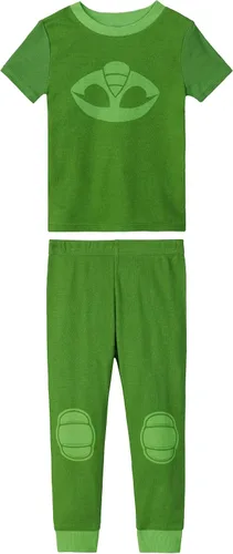 Miniatura 6 de PJ Masks Conjunto de pijama de algodón de 4 piezas para niños pequeños