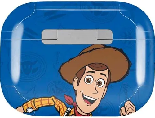 Miniatura 2 de Skinit Calcomanía de audio compatible con Apple AirPods Pro, diseño oficial de Disney Toy Story Sheriff Woody
