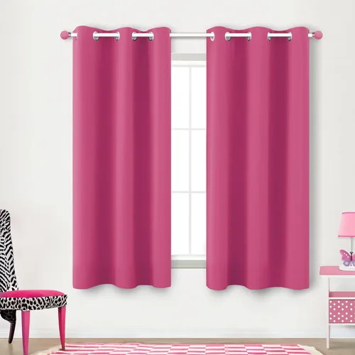 Miniatura 86 de Cortinas opacas de 72 pulgadas extra anchas para dormitorio, puerta corrediza de vidrio y patio, 2 paneles con ojales para oscurecer ventana grande