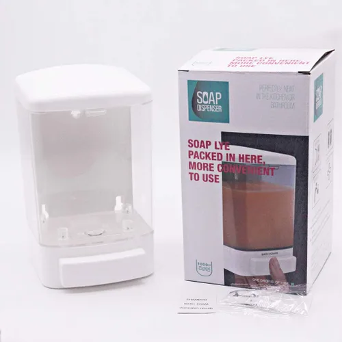 Miniatura 6 de Evhome Dispensador de jabón manual para montaje en pared, dispensador de desinfectante de manos, dispensador de jabón comercial de 33.8 onzas