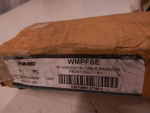 Miniatura 7 de Panduit WMPFSE, cable maestro horizontal, 1RU, color negro