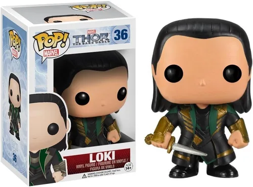 Miniatura 2 de Funko POP Marvel Bobble Thor Movie 2 Loki Figura de acción