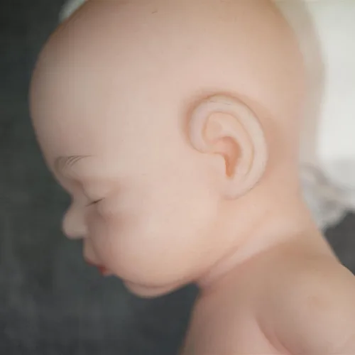 Miniatura 5 de AISITE Muñeca bebé niña de silicona completa de 16 pulgadas – Muñecas realistas Reborn de silicona de cuerpo completo durmiendo niña (ojos cerrados)