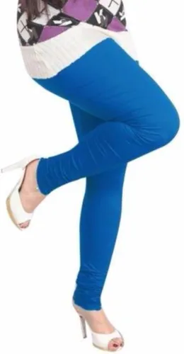 Miniatura 24 de ladyline Leggings Churidar elásticos de algodón para mujer Extra largos de longitud completa de cintura alta Talla regular y grande Pantalones