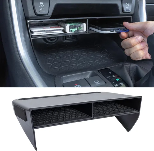 TOPINSTALL 2025 Nuevo divisor de apertura más amplia compatible con Toyota Rav4 y RAV 4 Prime 2019-2025, organizador de ranura divisor más grande