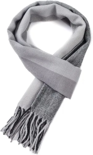 Miniatura 42 de Alpine Swiss Bufanda a cuadros para hombre, ultra suave, chal de invierno, cálido, ligero, para clima frío