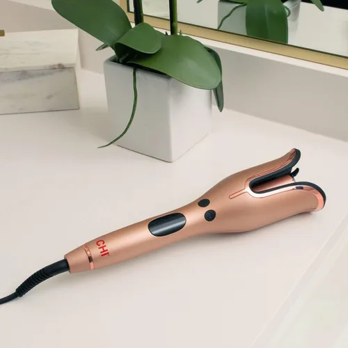 Miniatura 5 de CHI Spin N Curl, rizador para rizos y ondas saludables y brillantes sin esfuerzo, proporciona ajustes de temperatura preestablecidos para cada Oro