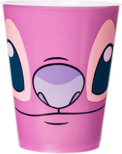 Miniatura 6 de Silver Buffalo Disney Lilo and Stitch Faces With Scrump, Angel y Leroy - Juego de 4 mini tazas de plástico, 1.5 onzas Caras de personajes de Lilo