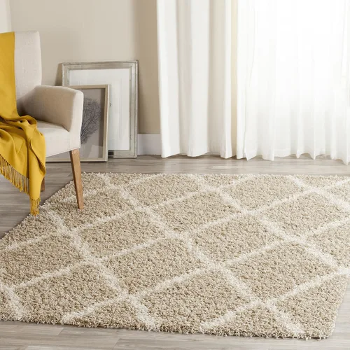 Miniatura 11 de Safavieh - Dallas Shag Collection SGD257A - Alfombra de área con diseño de enrejado de 10 x 14 pies