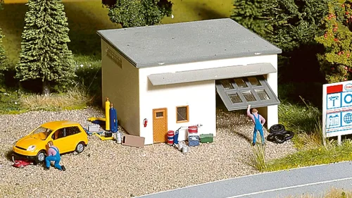 Miniatura 2 de Noch 14815 Auto Workshop Accessories H0 Scale Model Kit
