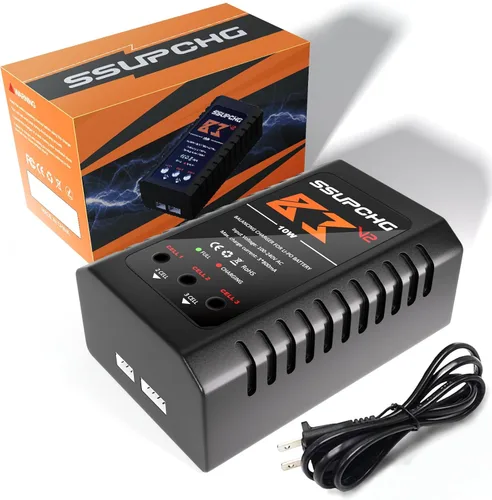 Cargador de batería para batería LiPo 2S 3S, cargador de equilibrio para batería de enchufe XHR, cargadores Lipo para juguete y modelo RC,