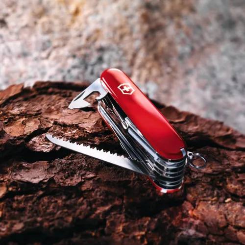 Miniatura 3 de Victorinox Swiss Champ - Cuchillo suizo del ejército, 33 funciones, navaja de bolsillo de fabricación suiza con hoja grande, destornillador, cincel