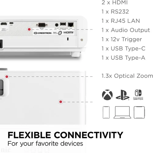 Miniatura 8 de ViewSonic Proyector PX700HDH de 3700 lúmenes y 1080p, alto brillo y tecnología supercolor para entretenimiento en el hogar suave