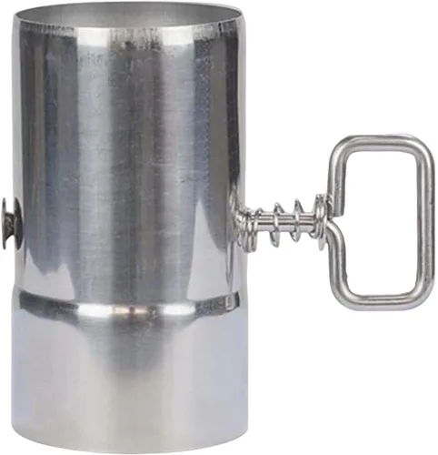 Almencla Tubo de estufa portátil con amortiguador, tubo de chimenea, carpas calientes, estufa, tubo de extensión de combustión de acero inoxidable