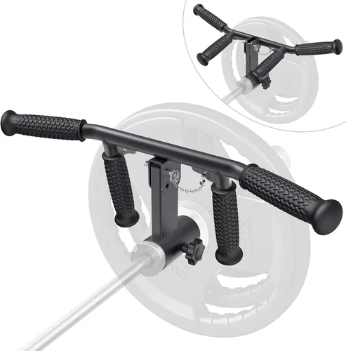 SELEWARE Accesorio de Mango Landmine Barra en V y Barra en T para Barra de Pesas de 2", Mango Landmine Sólido de Múltiples Agarres Accesorio de Remo