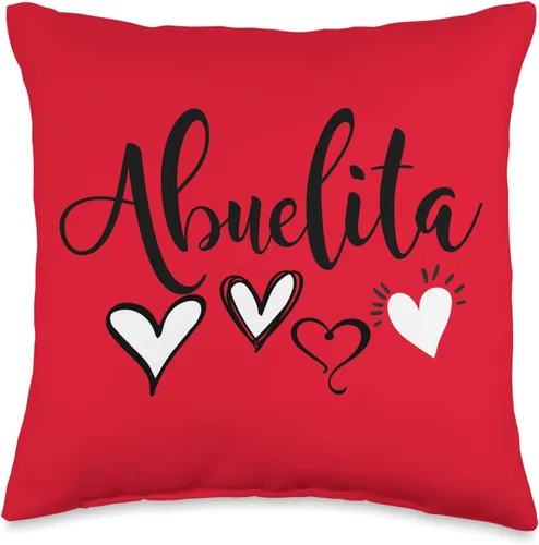 Southerngal Regalo para la Abuelita Abuelita Latina Española Abuelita Abuelita - Almohada de regalo para la abuela mexicana, 15.7 x 15.7 in,