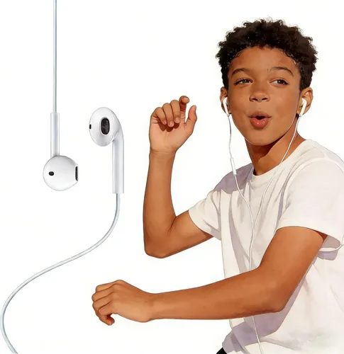 Miniatura 2 de Paquete de 2 auriculares tipo C con cable para iPhone 15 16 16e 17 Pro Max, auriculares USB C con micrófono y auriculares con cancelación de ruido