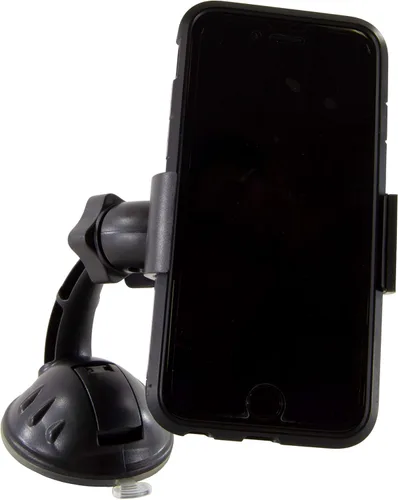 Miniatura 7 de Electronix Express - Soporte universal para parabrisas y tablero de automóvil, función giratoria de 360 grados, se adapta a cualquier teléfono