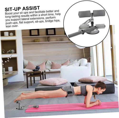 Miniatura 7 de BESPORTBLE Dispositivo de asistencia para sentarse en la taza portátil, entrenador de rizos abdominales, equipo de fitness en casa para sentadillas