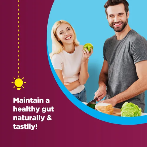 Miniatura 2 de Gomitas avanzadas de fibra para adultos, suplemento de raíz de achicoria con soporte prebiótico y aceite de coco para la salud intestinal