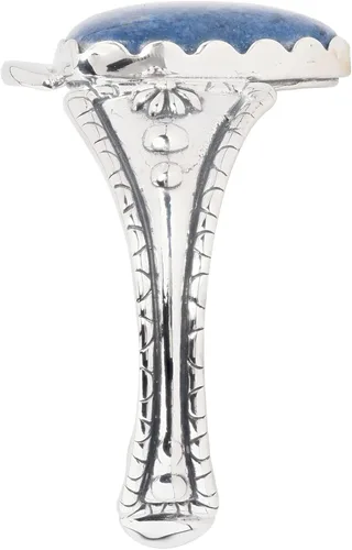 Miniatura 4 de Pulsera de plata de ley con piedras preciosas de flecha tamaño S M L Metal howlita