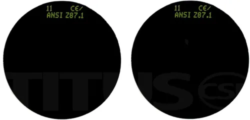 Miniatura 8 de TITUS Lentes de repuesto Copa Tipo C Marco Calidad Industrial Gafas de soldadura UV IR Verde 5 7 8 9 10 11 12 13 o 14 Filtro