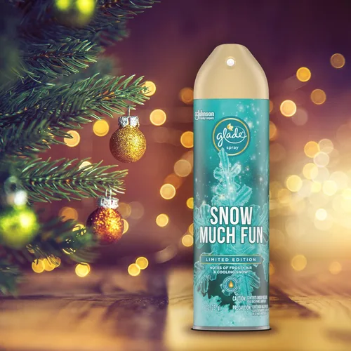Miniatura 9 de Glade Ambientador, espray de habitación, nieve mucha diversión, 8 onzas