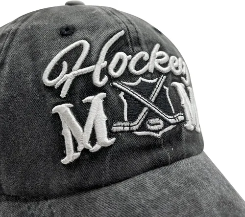 Miniatura 5 de Waldeal Gorra de béisbol ajustable para mujer con bordado para mamá de hockey