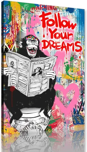 Miniatura 27 de Yatsen Bridge Arte Callejero Clásico Banksy Graffiti Arte de Pared Detrás de la Cortina Pósters Pinturas en Lienzo Imágenes de Graffiti Coloridas