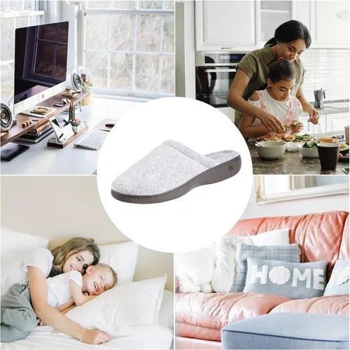 Miniatura 6 de isotoner Zuecos bordados para mujer, Blanco
