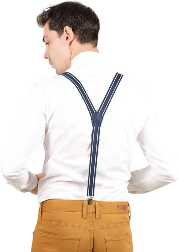 Miniatura 25 de Tirantes para hombre Tirantes elásticos con espalda en Y