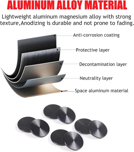 Miniatura 7 de Cubierta decorativa de tornillo para accesorios Land Rover Defender 2020-2023, 8 piezas de aleación de aluminio para protección de tornillos