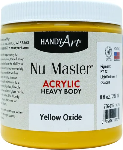 Miniatura 17 de Handy Art Nu Master - Pintura acrílica de cuerpo pesado, 8 onzas, carmesí Alizarin