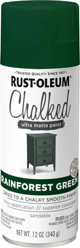 Miniatura 50 de Rust-Oleum - Pintura a la tiza en aerosol ultramate de 12 onzas (paquete de 1), color carbón, 302590