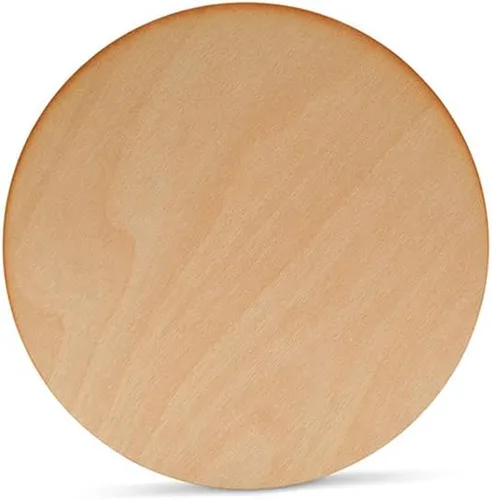 Miniatura 11 de Círculos de madera contrachapada de 6 pulgadas, 1/8 pulgadas de grosor, recortes redondos de madera, paquete de 5 círculos de madera contrachapada