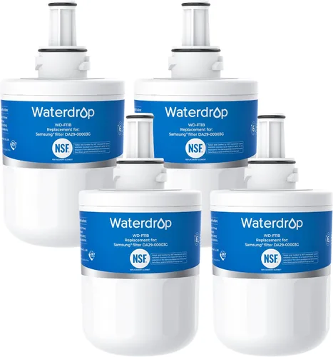 Miniatura 13 de Waterdrop DA29-00003G Filtro de agua para refrigerador, reemplazo para Samsung®, DA29-00003B, DA29-00003A, Aqua-Pure Plus, HAFCU1, RFG237AARS