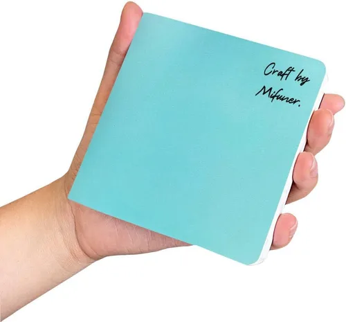 Miniatura 15 de Cuaderno de bocetos de acuarela, cuaderno de 5x5 pulgadas con cubierta de tela cuadrada portátil, 20 hojas de papel de dibujo texturizado