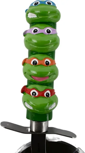 Miniatura 3 de Teenage Mutant Ninja Cortador de pizza de tortugas Cortador de pizza TMNT Cortador de rueda de pizza TMNT Suministros de fiesta de pizza TMNT