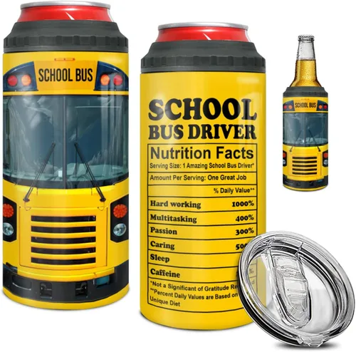 Miniatura 9 de winorax Regalos Policiales Respalda el Azul Bandera Americana Vaso Térmico 4-en-1 Enfriador de Latas Acero Inoxidable 12oz Taza de Viaje Tazas
