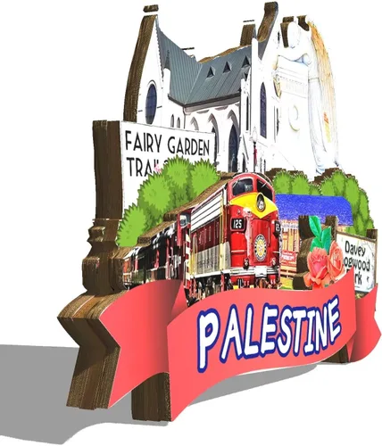 Miniatura 2 de Imán de nevera con imán de Palestina, Estados Unidos, 3D, monumentos, viajes, coleccionables, recuerdos, decoración hecha a mano