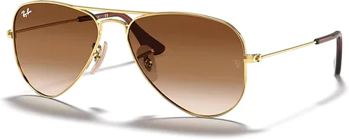 Ray-Ban Junior Aviator RJ9506S - Lentes de sol de aviador para niños pequeños + paquete con kit de gafas de diseñador iWear