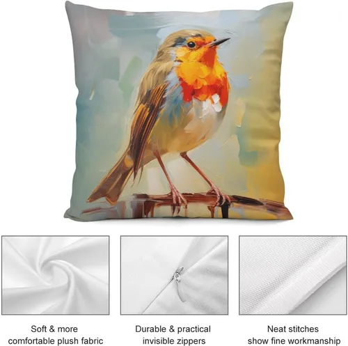 Miniatura 6 de Funda de cojín cuadrada para sofá, cama, sofá, 26 x 26 pulgadas, decoración de granja de primavera