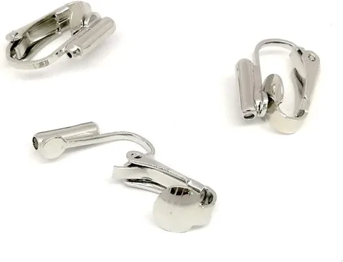 Miniatura 4 de Conversor de clip de oreja extremo del tubo vertical El otro extremo del tapón de silicona en forma de U accesorios de joyería
