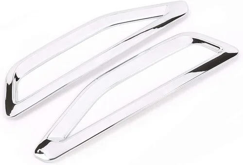 Miniatura 4 de 2 unids ABS para BMW X5 G05 2019 Car Side Air Vent Decoración Fender Trim Accesorios (plateado brillante)