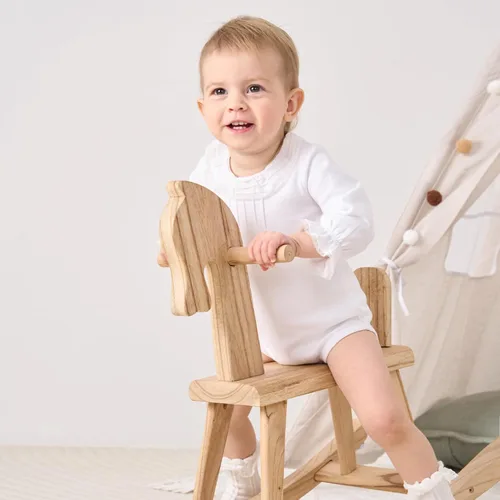 Miniatura 2 de pureborn MamelucoBody de Algodón Súper Suave para Bebés Niñas y Niños de 0-24 Meses