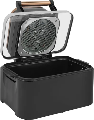 Miniatura 6 de Freidora de aire grande 6 en 1 de 12.68 cuartos de galón, freidora eléctrica multifuncional para encimera de 1700 W con ventana de visualización