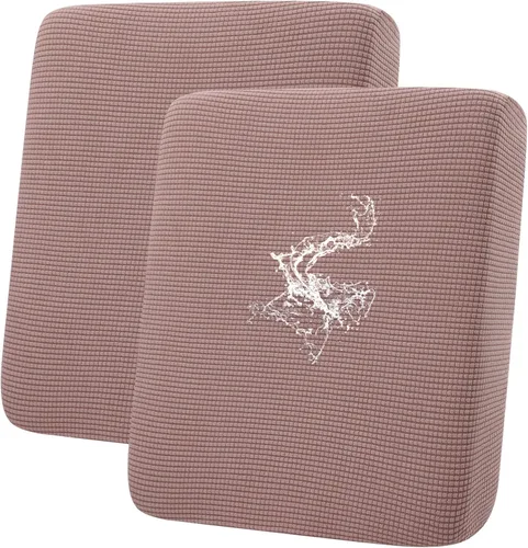 Miniatura 140 de hyha Fundas impermeables para cojines de sofá para mascotas, funda antideslizante para asiento de sofá para perros lavable, tela de jacquard Gris