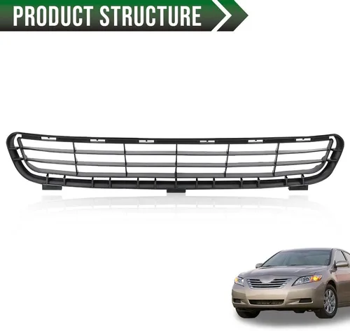 Miniatura 7 de GRAND ORANGE Repuesto de rejilla central inferior para parachoques delantero compatible con Toyota Camry Hybrid 2007-2009, 53112-06010, repuesto
